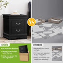 Parrot Uncle Furniture of America Night Stand Louis Philippe