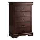 Parrot Uncle Transitional 5-Drawer 31.5-Inch Wide Chest of Drawers with Bracket Feet