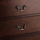 Parrot Uncle Transitional 5-Drawer 31.5-Inch Wide Chest of Drawers with Bracket Feet