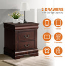 Parrot Uncle Furniture of America Night Stand Louis Philippe