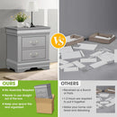 Parrot Uncle Furniture of America Night Stand Louis Philippe