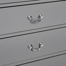 Parrot Uncle Transitional 5-Drawer 31.5-Inch Wide Chest of Drawers with Bracket Feet