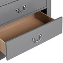 Parrot Uncle Transitional 5-Drawer 31.5-Inch Wide Chest of Drawers with Bracket Feet
