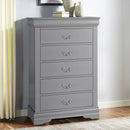 Parrot Uncle Transitional 5-Drawer 31.5-Inch Wide Chest of Drawers with Bracket Feet
