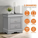 Parrot Uncle Furniture of America Night Stand Louis Philippe