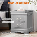 Parrot Uncle Furniture of America Night Stand Louis Philippe