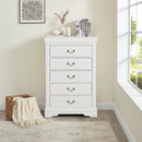 Parrot Uncle Transitional 5-Drawer 31.5-Inch Wide Chest of Drawers with Bracket Feet