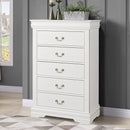 Parrot Uncle Transitional 5-Drawer 31.5-Inch Wide Chest of Drawers with Bracket Feet
