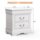 Parrot Uncle Furniture of America Night Stand Louis Philippe