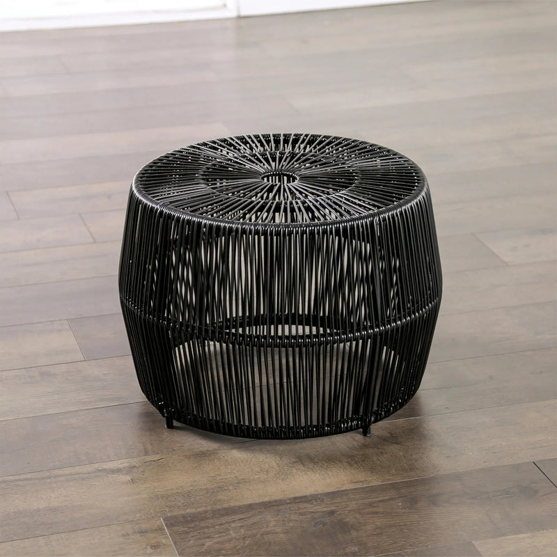 Parrot Uncle Sarabi 3-Piece Natural Wicker Outdoor Conversation Set (FM80003BK-T-3PC-PU)