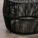 Parrot Uncle Sarabi 3-Piece Natural Wicker Outdoor Conversation Set (FM80003BK-T-3PC-PU)