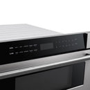Forno 5-Piece Appliance Package - 30-Inch Gas Range, Under Cabinet Range Hood, Refrigerator, Dishwasher, and 30-Inch Microwave Drawer in Stainless Steel
