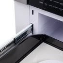 Forno Galiano 5-Piece Appliance Package - 48-Inch Dual Fuel Range, 48-Inch Hood, 36-Inch Refrigerator, 24-Inch Dishwasher, & 30-Inch Microwave Drawer in Black with Antique Brass Trim