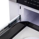 Forno 5-Piece Appliance Package - 30-Inch Induction Range, Under Cabinet Range Hood, French Door Refrigerator, Dishwasher, and 30-Inch Microwave Drawer in Black with Antique Brass Trim