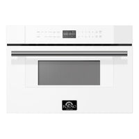 Forno Capoliveri Espresso 30-Inch 1.2 Cu.ft  Microwave Drawer in White with Stainless Steel Handle (FMWDR3000-30WHT)