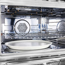 Forno 5-Piece Appliance Package - 30-Inch Inducton Range, Under Cabinet Range Hood, Refrigerator, Dishwasher, and  24-Inch Microwave Oven in White with Stainless Steel Trim