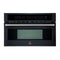 Forno Oliena Espresso 30-Inch 1.6 Cu.ft Microwave Oven in Black with Stainless Steel Handle (FMWDR3093-30BLK)