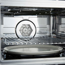 Forno Oliena Espresso 30-Inch 1.6 Cu.ft Microwave Oven in Black with Stainless Steel Handle (FMWDR3093-30BLK)