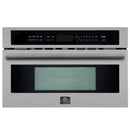 Forno 2-Piece Appliance Package - 30-Inch Single Wall Oven and 30-Inch Microwave in Stainless Steel (FBDL-025-01CAUS)
