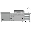 Forno Bulnes Outdoor Kitchen 40-Inch BBQ 95,000 BTU, with 5 Burners, Sear & Rotisserie Infrared Side Burner, 1.8 cu.ft. Beverage Center & Black Granite Countertops (FODKT2520BLK)