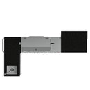 Forno Bulnes Outdoor Kitchen 40-Inch BBQ 95,000 BTU, with 5 Burners, Sear & Rotisserie Infrared Side Burner, 1.8 cu.ft. Beverage Center & Black Granite Countertops (FODKT2520BLK)