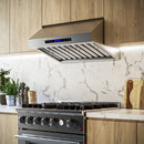 Forno Palazzo 30-Inch 500 CFM Under Cabinet Range Hood in Stainless Steel (FRHWM5030-30)