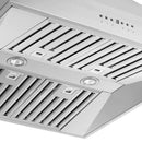 Forno 5-Piece Appliance Package - 30-Inch Electric Range, Wall Mount Range Hood, Pro-Style Refrigerator, Dishwasher, and 24-Inch Microwave Oven in Stainless Steel