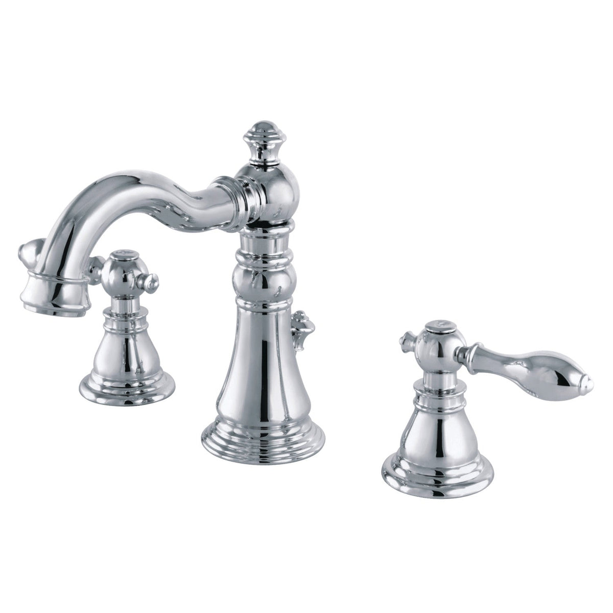 American Classic Widespread Bathroom Faucet with Pop-Up Drain in Polished Chrome