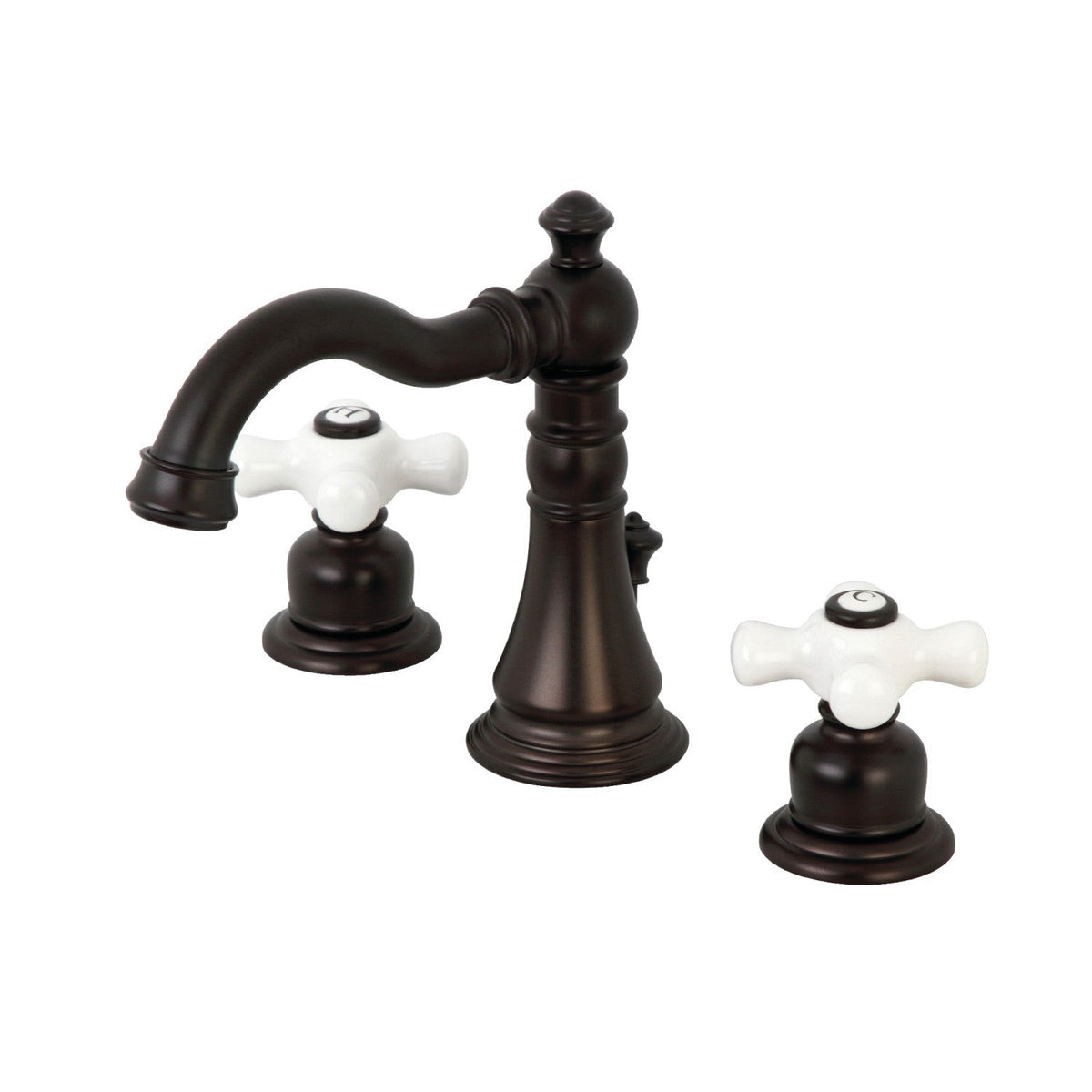 American Classic Widespread Bathroom Faucet with Pop-Up Drain in Oil Rubbed Bronze