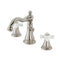 Kingston Brass American Classic Widespread Bathroom Faucet with Brass Pop-Up, Polished Nickel (FSC1979APX)