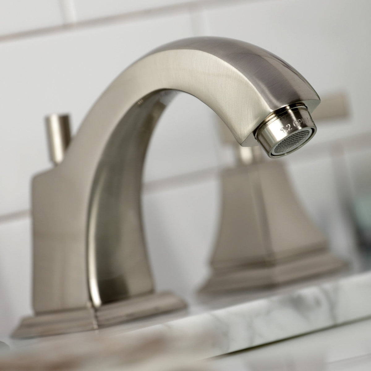 Concord Widespread Bathroom Faucet with Pop-Up Drain in Brushed Nickel