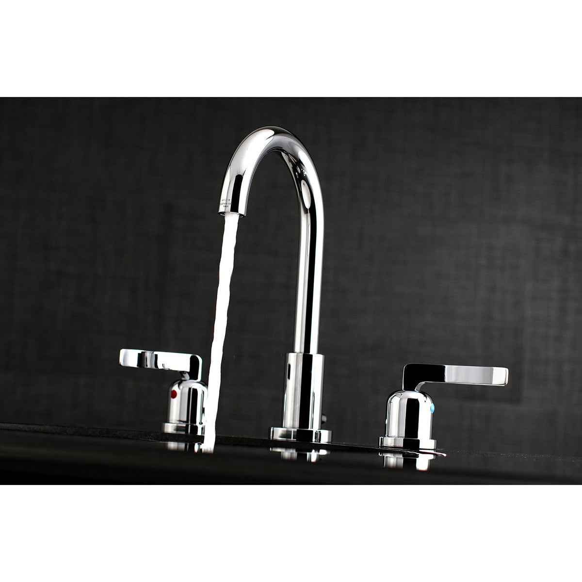 Centurion Widespread Bathroom Faucet with Brass Pop-Up in Polished Chrome