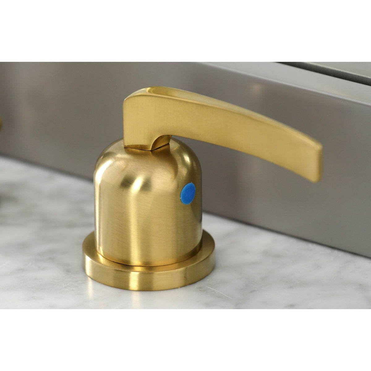 Centurion Widespread Bathroom Faucet with Brass Pop-Up in Brushed Brass