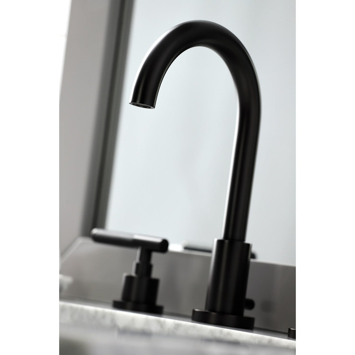 Kaiser Widespread Bathroom Faucet with Brass Pop-Up in Oil Rubbed Bronze
