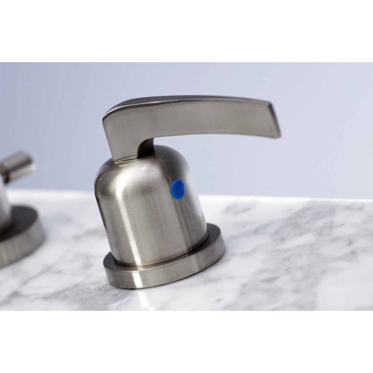 Centurion Widespread Bathroom Faucet with Brass Pop-Up in Brushed Nickel