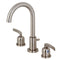 Kingston Brass Centurion Widespread Bathroom Faucet with Brass Pop-Up, Brushed Nickel (FSC8928EFL)