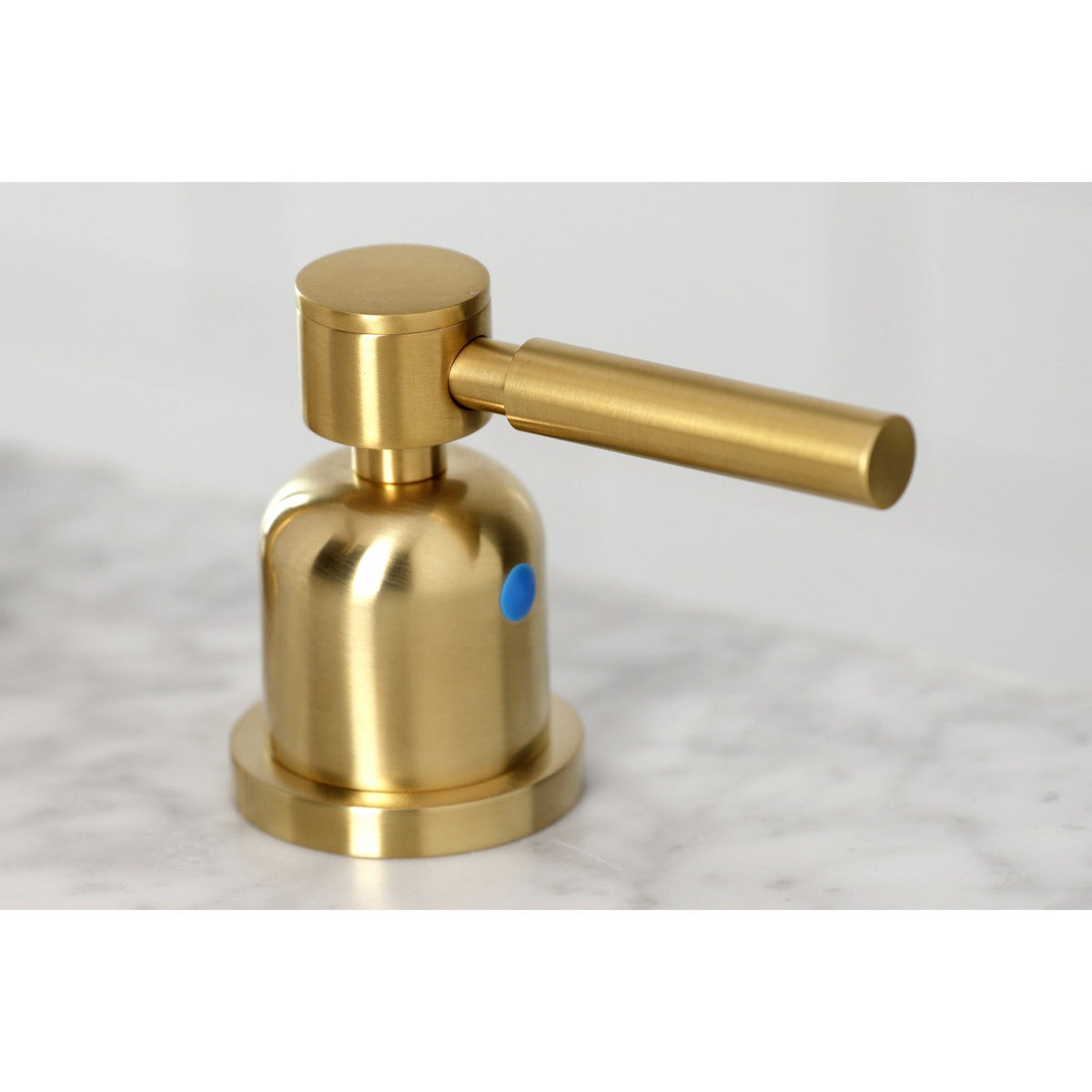 Concord Widespread Bathroom Faucet with Brass Pop-Up in Brushed Brass