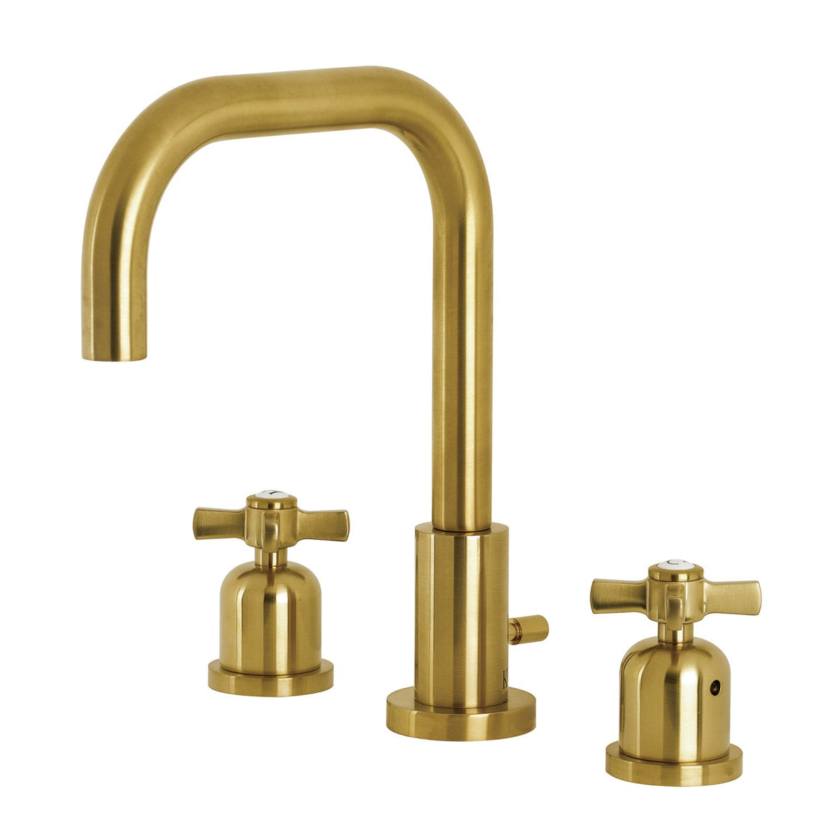 Millennium Widespread Bathroom Faucet with Brass Pop-Up in Brushed Brass