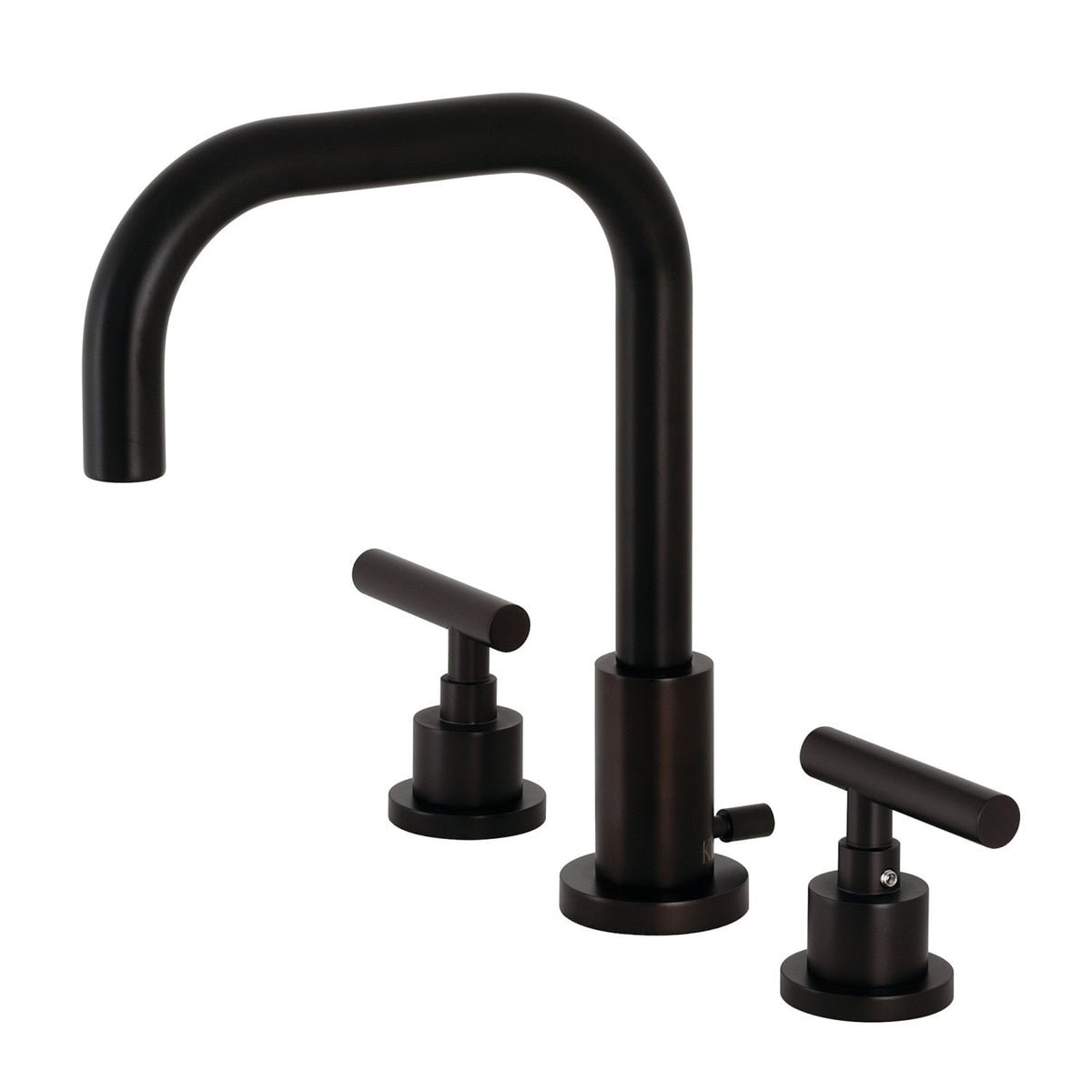 Manhattan Widespread Bathroom Faucet with Brass Pop-Up in Oil Rubbed Bronze