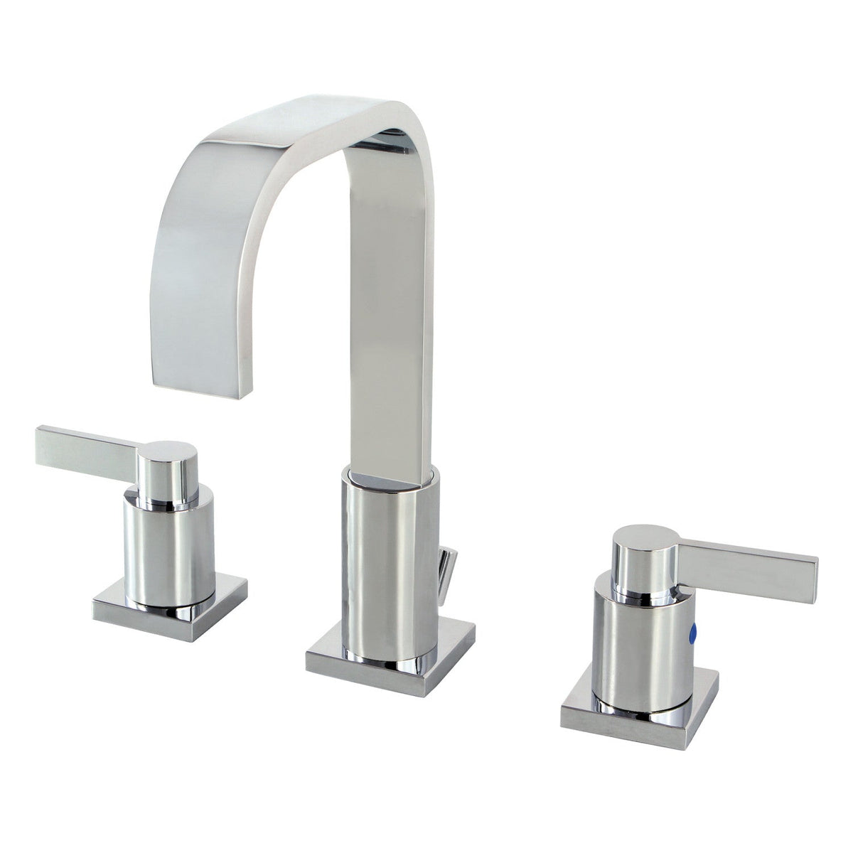 NuvoFusion Widespread Bathroom Faucet with Pop-Up Drain in Polished Chrome