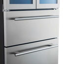 Forno Campania 32-Inch 17.7 cu.ft. Wine Cooler and Beverage Refrigerator Drawer in Stainless Steel (FWCDR6635-32S)