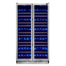 Forno Vernazza 40-Inch 25.07 Cu.Ft. Side-by-Side, Dual Zone Wine Cooler (FWCDR6642-40S)