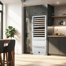 Forno Celano 30-Inch 21.3 Cu.ft Dual Zone Wine Cellar & Beverage Cooler (FWCDR6697-30S)