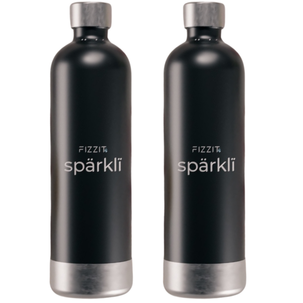 Fizzit 1L Stainless Steel Carbonation Bottle with Cap