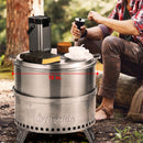 TURBRO Fireside Pluto R19 Stainless Steel Fire Pit Lid (707-FP-100)