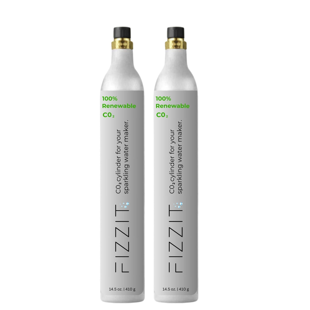 Fizzit 60L CO2 Cylinder for Threaded Soda Makers