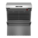 Forno Savona 30-Inch Wall Mount Range Hood with Red Light Warmer, Shelf/Backsplash, and 600 CFM Motor (FRHWM5029-30HB)