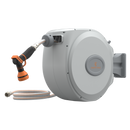 Giraffe Tools 62 Ft.- 155 Ft. Retractable Garden Hose Reel with Adjustable 9-pattern Nozzle