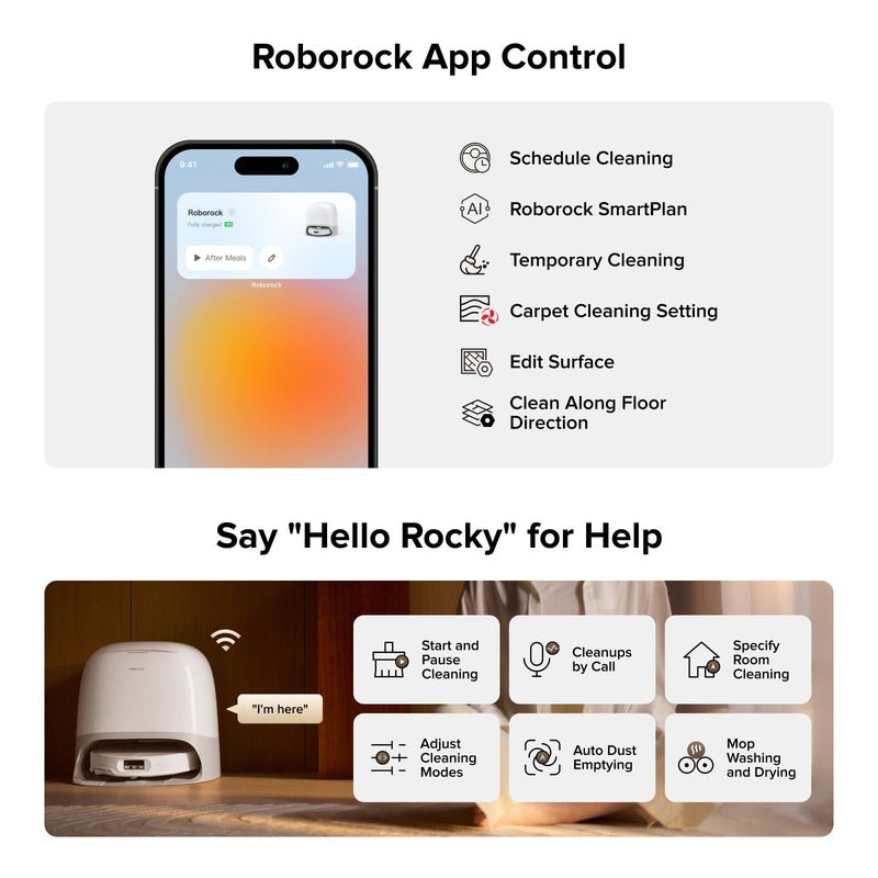 Roborock Qrevo CurvX Robot Vacuum with Multifunctional Dock 3.0 Thermo+, 22000 Pa Suction Power (RR-QrevoCurvX0-M1)