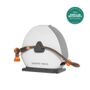 Giraffe Tools 82 Ft. - 130 Ft. Ground-Mounted Retractable Hose Reel, UV-resistant